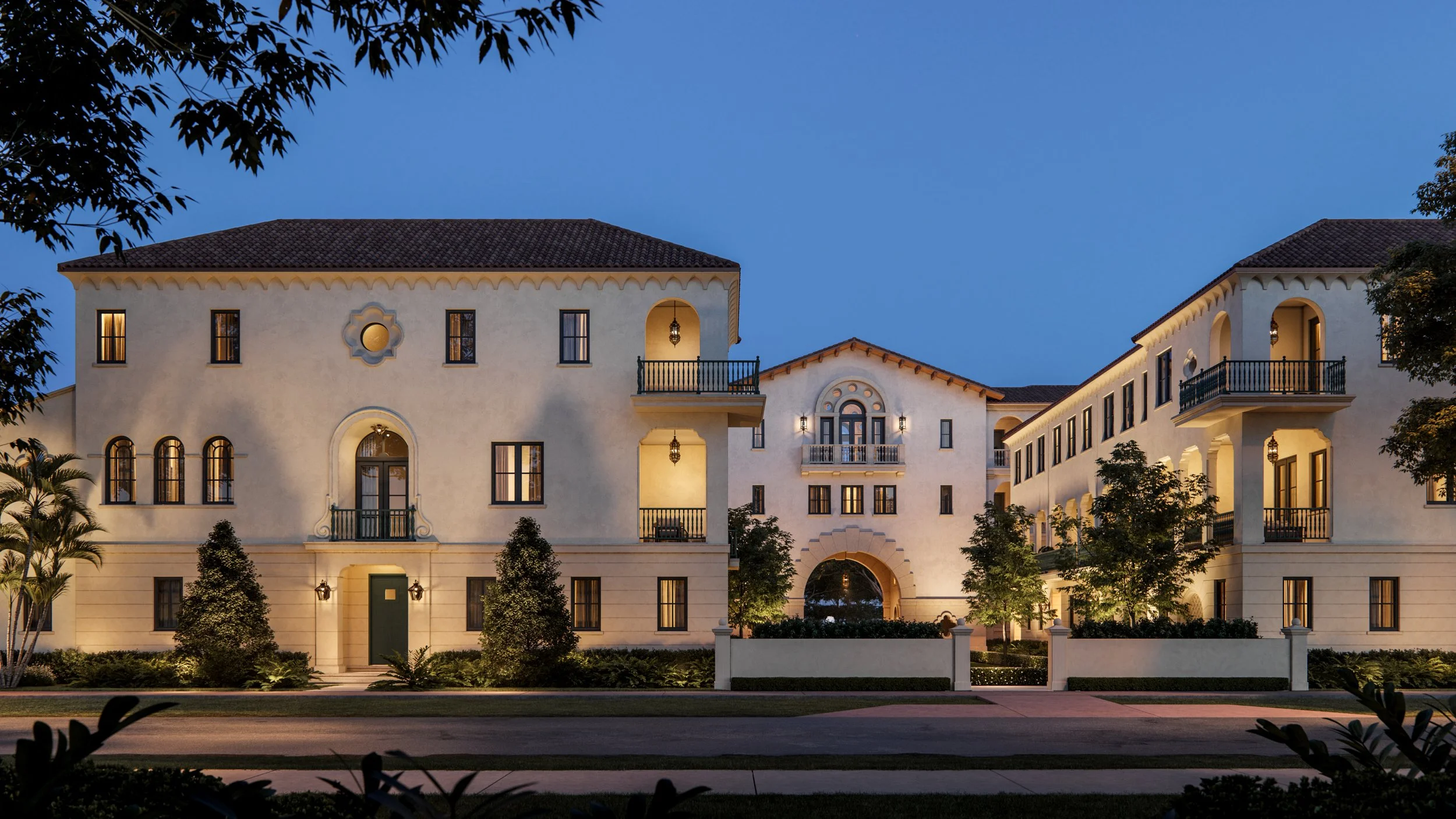 Townhouse garden court